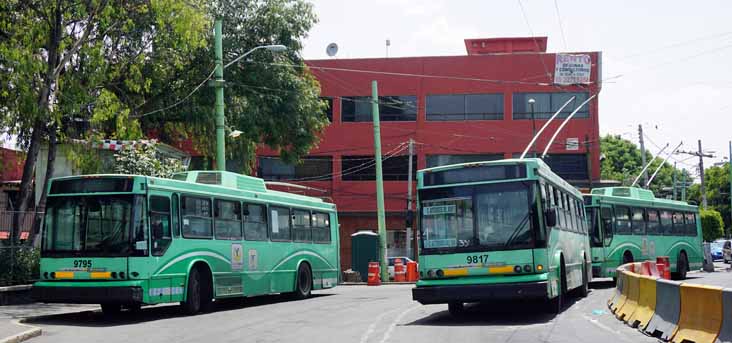 STE MASA Mitsubishi trolleybus 9795 & 9817